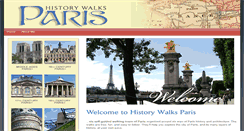 Desktop Screenshot of historywalksparis.com